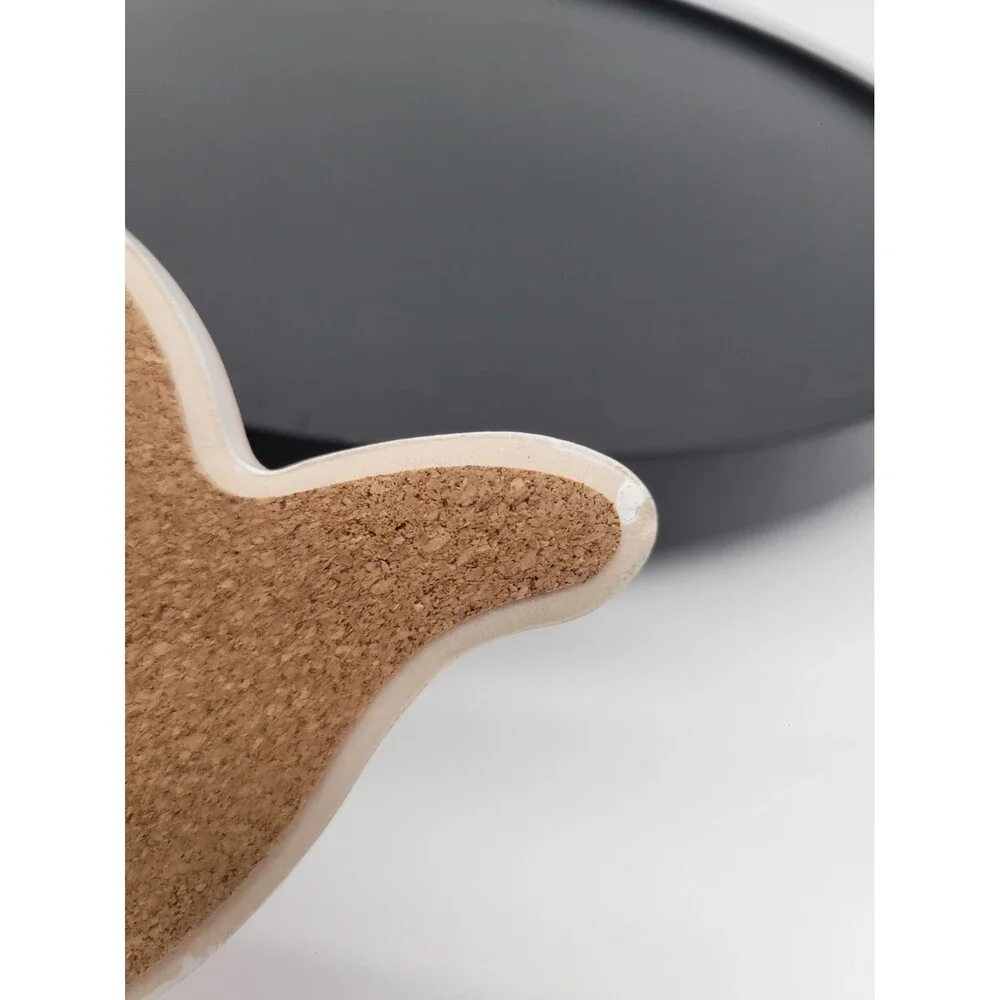 Teapot Coaster Trivet Mandala Design Ceramic Cork Backed Tiles Boho 4.5